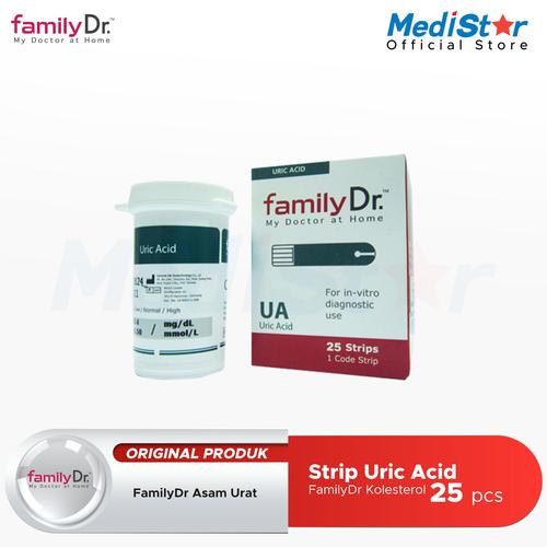 Foto Produk FamilyDr Test Strip Asam Urat Isi 25 Strip dari MediStar