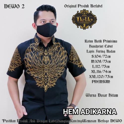 Foto Produk kemeja batik lengan pendek pria slimfit premium dari Jivan Batik