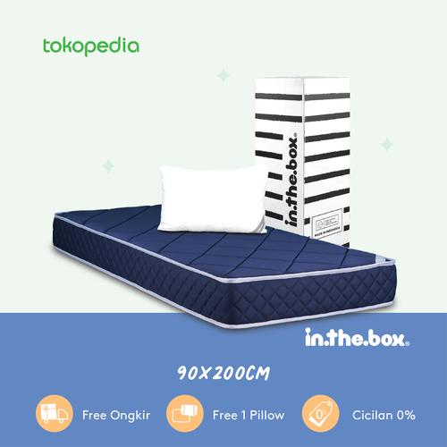 Foto Produk INTHEBOX HYBRID 90x200 - Biru dari INTHEBOX Official Store