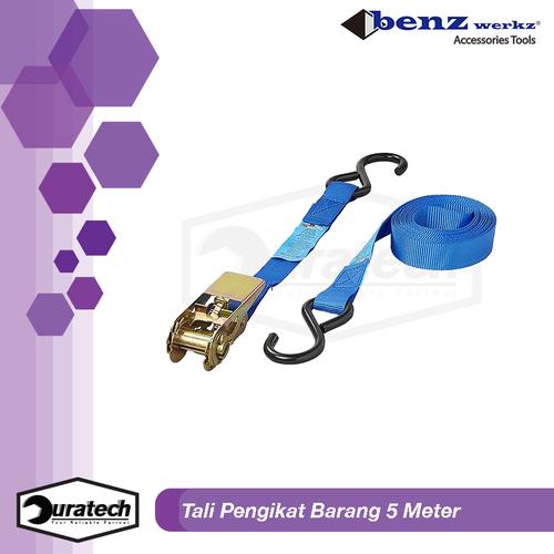 Foto Produk Tali pengikat Barang motor / Ratchet tie down 1x5meter Benz Werkz dari duratech