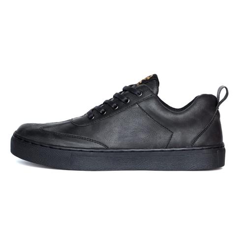 Foto Produk Sepatu Sneakers Kulit Kasual Semi Formal Kerja Kantor Sepatu cowok - Hitam, 39 dari nazwa shoes
