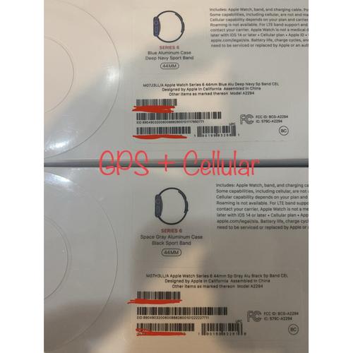 Jual Apple Watch Series 6 40mm Aluminium GPS Cellular Sport Band - 44mm, 6  Grey Sport - Jakarta Utara - gardaku | Tokopedia