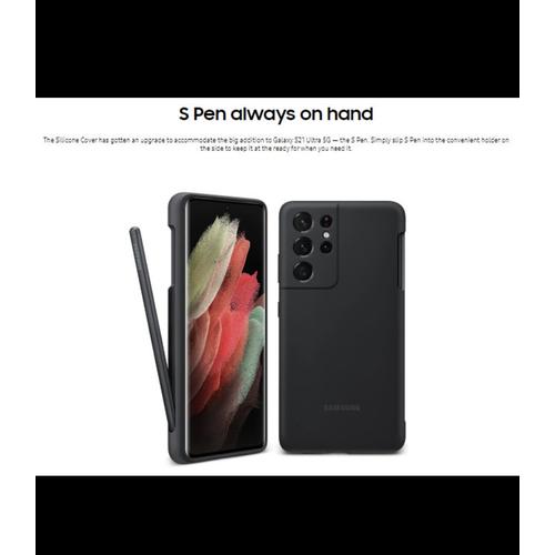 Jual Samsung S21 Ultra Silicon Cover With S Pen Kota Tangerang