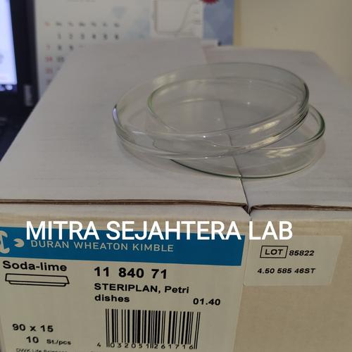 Jual Petri Dish 90 X 15 mm DURAN Cawan Petri Kaca / 11 840 71 PetriDish