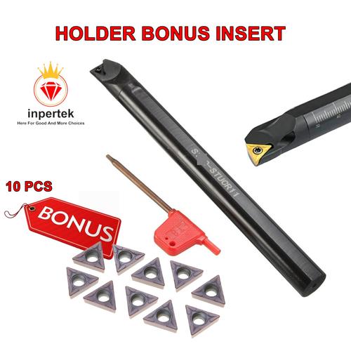 Foto Produk Holder S12-STUCR-11 Pisau Bubut Dalam Insert TCMT-11 Stang Mata Widia dari Teknikloak