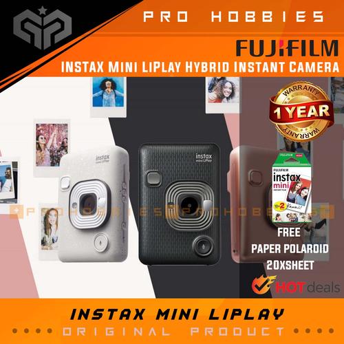 Foto Produk FUJIFILM INSTAX Mini LiPlay Hybrid Instant Camera Instan - Blush Gold dari Pro Hobbies
