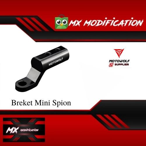 Foto Produk Breket Mini Spion MOTOWOLF Universal Holder HP,Go Pro Aluminum Alloy dari MX MODIFICATION