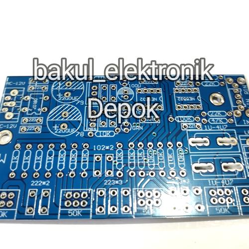 Jual PCB tone control stereo low noise versi baru - PCB saja - Kota