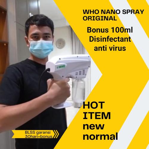 Foto Produk NANO SPRAY GUN STEAM VIRUS ALAT MESIN FOGGING DISINFECTANT ANTI VIRUS dari BLSS