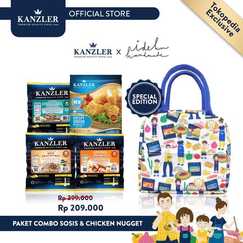 Foto Produk Paket Combo Sosis&Chicken Nugget FREE KANZLER X IDEKUHANDMADE LUNCHBAG dari Kanzler Official Store