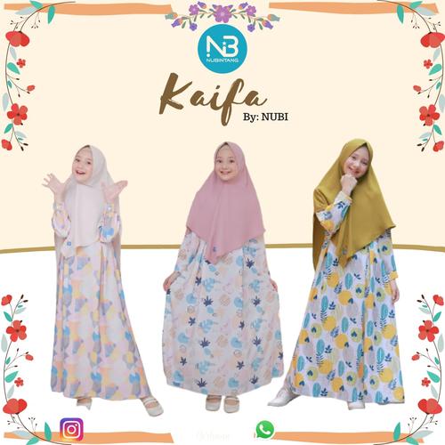 Gambar Gamis Anak Kaifa Set Jilbab by NuBintang dari KEDAI BERKAH ONLINE SHOP undefined Tokopedia