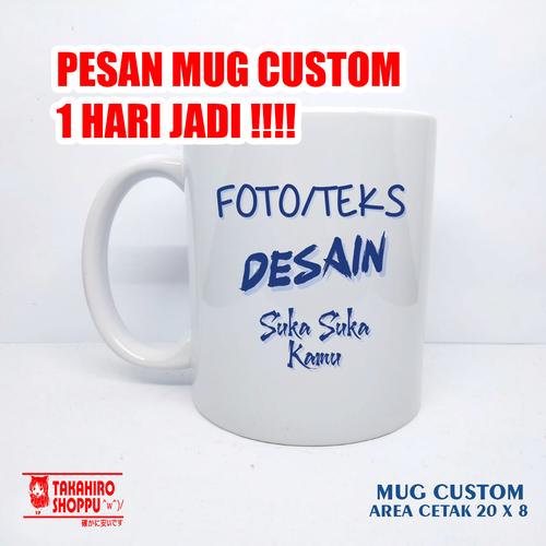 Foto Produk print MUG Custom Anime / Kpop / foto bebas tanpa minimal order dari TAKAHIRO SHOPPU