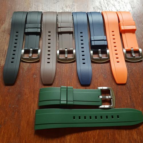 premium rubber watch strap