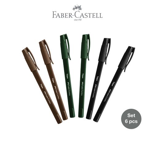 Foto Produk Faber-Castell Tripen Dark Set 6 in pouch dari Faber-Castell
