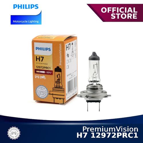 Foto Produk PremiumVision H7 12972PRC1 Bola Lampu Motor Philips dari Philips Moto