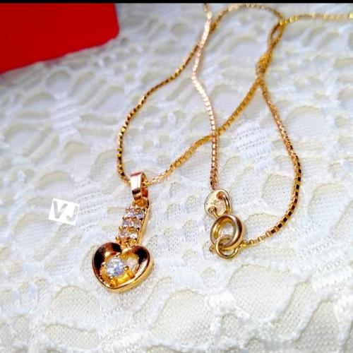 Kalung emas imitasi Kalung wanita D016 