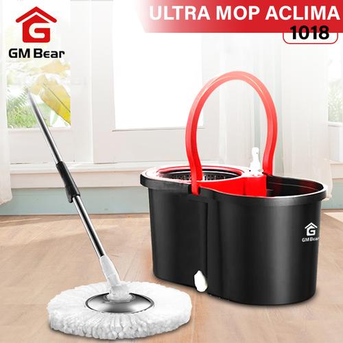 Foto Produk GM Bear Spin Mop Hitam 1018-Ultra Mop Aclima dari GM Bear