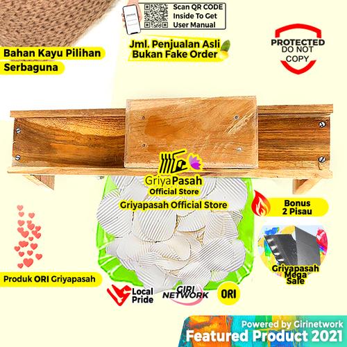 Foto Produk alat pemotong keripik singkong papan kayu dari Griyapasah Official Store