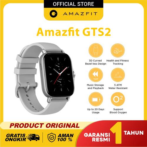 Foto Produk Amazfit GTS 2 Where Style Meets Health Smartwatch Garansi Resmi - Urban Grey dari Amazfit Official