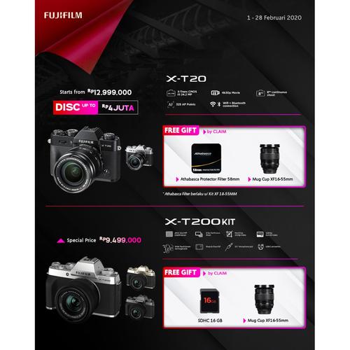 Foto Produk Fujifilm X-T200 / XT200 kit XC 15-45mm - TasKameraID dari taskamera-id