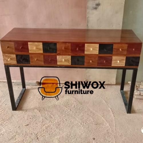 Foto Produk Meja lobby kombinasi Laci-laci Bahan kayu jati dari rafa jaya teknik