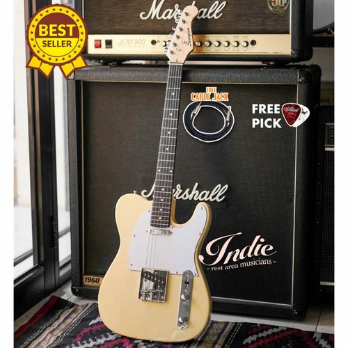Foto Produk Gitar Elektrik Scorpion Telecaster MS102 YW Yellow Original Bergaransi dari INDIE MUSIC INSTRUMENT