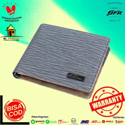 Foto Produk Dompet Lipat Bahan Kulit Kanvas Pria Cowok JFR JP33 Monroe Series dari hz_dumanov