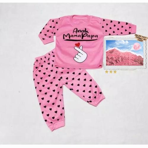 Foto Produk COD SETELAN BAJU TIDUR BAYI/BALITA/PIYAMA BAYI BAGUS USIA 0-12 BLN - pink dari Baju Tidur Bayi & Anak Libbabyshop
