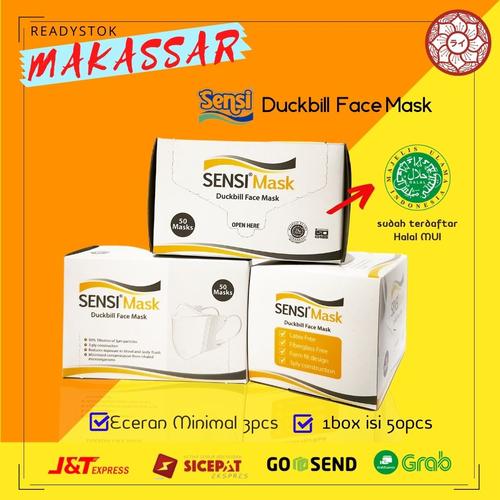 Foto Produk Masker Sensi Duckbill Original Makassar - 2 pcs dari Rai Organik Online