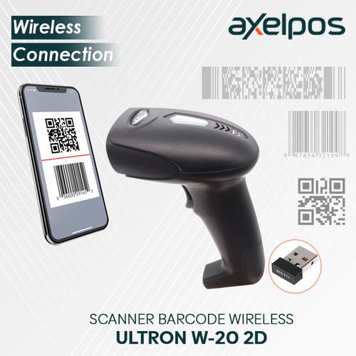 Foto Produk BARCODE SCANNER 2D QR CODE EFAKTUR ULTRON 2D WIRELESS W20 dari axelpos