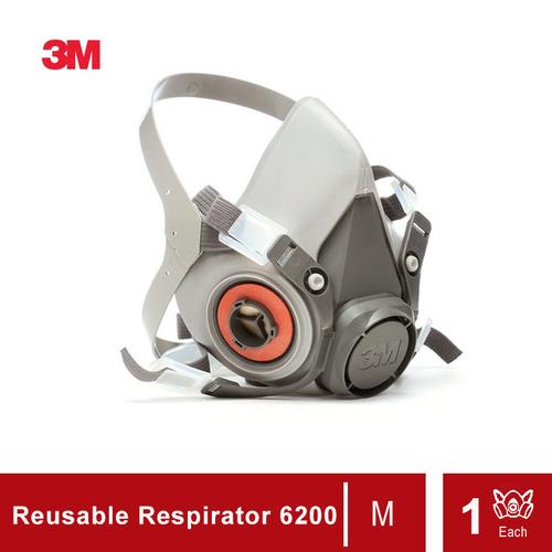 Foto Produk 3M Half Facepiece Reusable Respirator 6200 (Masker 3M 6200) dari 3M