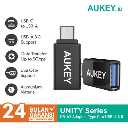 Foto Produk Aukey Adapter USB 3.0 to USB C - 500173 dari AUKEY