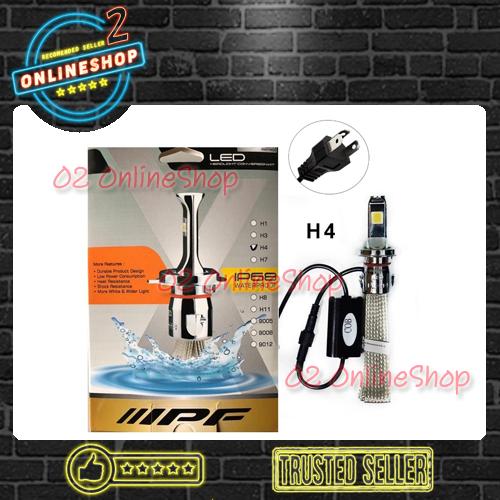Foto Produk Lampu Mobil LED IPF H4 Headlamp IPF H4 6000K IPF Lampu COB dari O2 OnlineShop