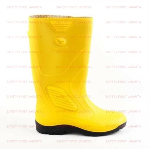 Foto Produk Sepatu AP Boots Kuning Terra - Sepatu Boots Karet - Sepatu Safety APD - 40 dari Safety First Jakarta