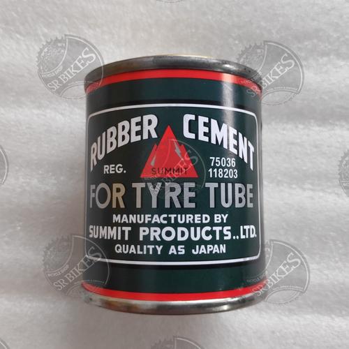 Foto Produk Lem Karet untuk Tambal Ban Tip Top. SUMMIT (kaleng) RUBBER CEMENT dari SR Bikes