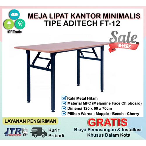 Foto Produk Meja Lipat Kantor / Meja Banquet / Meja Training Modern Aditech FT-12 dari GF Trade
