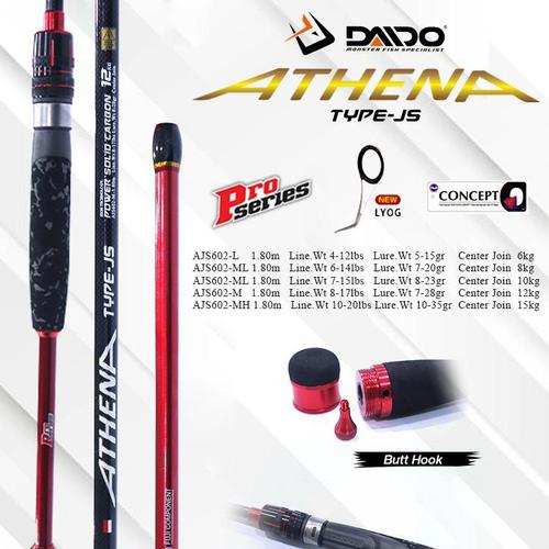 Foto Produk Joran Daido Athena Proseries Japan Style 180 Cincin Fuji - 17lb dari Orca Pancing