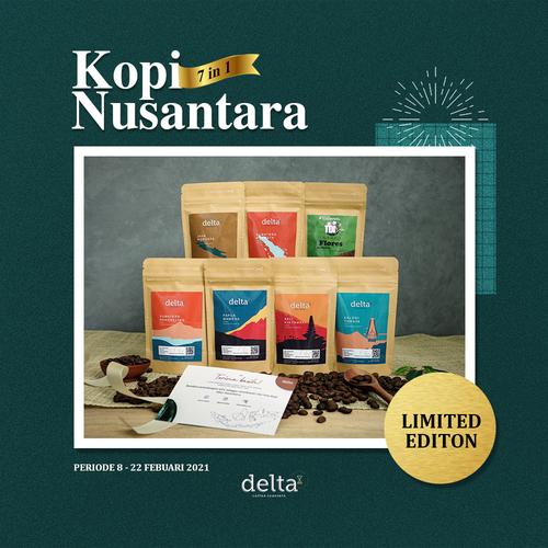 Foto Produk Kopi Nusantara 7 In 1 (sumatra, jawa, flores, papua, sulawesi, bali) dari Taman Delta Coffee Roastery (Supplier Kopi)