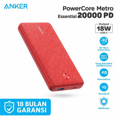Foto Produk Powerbank Anker Powercore Metro Essential 20000 PD - A1281 dari Anker Indonesia