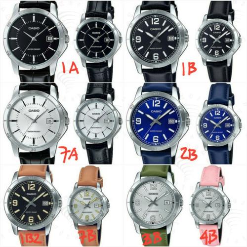 Foto Produk Casio MTP LTP-V004L 1A 1B 7A 2B 1B2 7B 3B 4B 1BUDF 1AUDF 7AUDF 2BUDF - Hitam 1A dari tokojamcoid