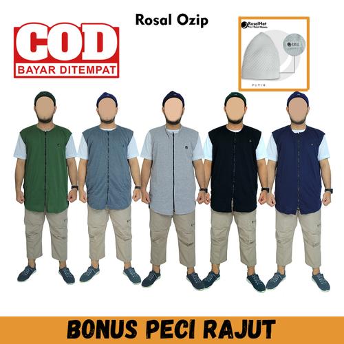 Foto Produk Rosal O-ZIP Rompi Shalat Full ZIPPER M -3XL - M dari rompi sholat id