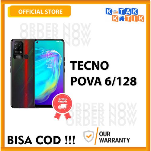 Foto Produk TECNO POVA 6/128 RAM 6GB INTERNAL 128GB - GARANSI RESMI dari kotakkatik_