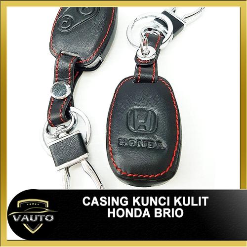 Foto Produk Casing Kunci Kulit Remote Kunci Honda Brio Jazz Mobilio dari vauto