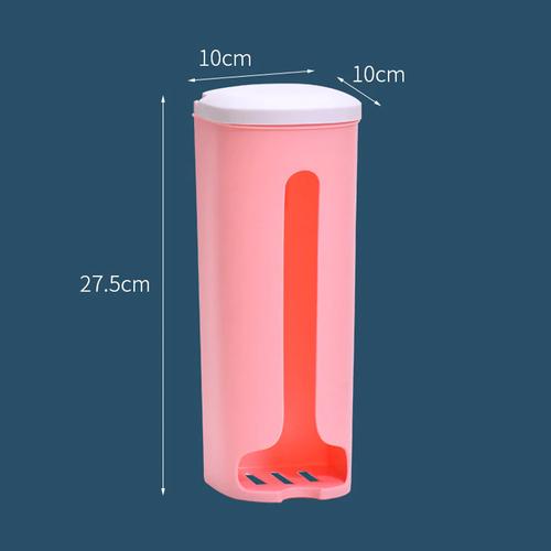 Foto Produk Tempat Penyimpanan Kantong Plastik Kresek Dispenser New Model - Merah Muda dari AngeloHut