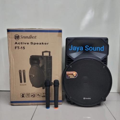 SPEAKER PORTABLE MEETING WIRELESS SOUNDBEST FT 15 ORIGINAL BLUETOOTH di  Jayasound Tokopedia