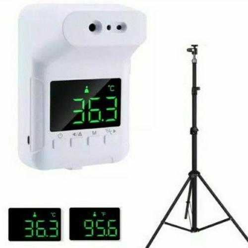 Gambar Termometer infrared K3S Stand mendeteksi suhu dahi otomatis non-kontak dari anekacell-cicadas undefined Tokopedia