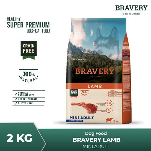 Gambar BRAVERY Dog Food rasa LAMB 2kg - NO FREE GIFT dari Bravery Official Store Jakarta Barat Tokopedia