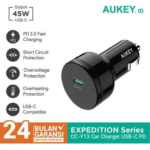 Foto Produk Aukey 45W Power Delivery Car Charger - 500370 dari Aukey Makassar