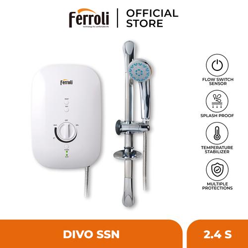 Foto Produk Ferroli Instant Electric Water Heater Divo Series SSN 2.4S dari Ferroli Official Store