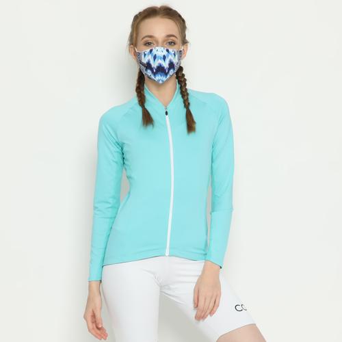 Gambar CoreNation Active Athena Long Sleeve Cycling Jersey - Tosca dari CoreNation Active Kota Surabaya Tokopedia
